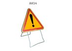 Panneau temporaire AK14 danger