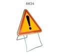 Panneau temporaire AK14 danger