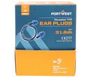 Portwest - Bouchons d'oreille détectables avec cordon EP07 Bleu - 30 dB - Oeko-Tex - Idéal Industrie Alimentaire