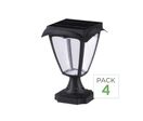 Pack de  4 - Lanterne Solaire Connectée à poser RGBW IP54