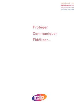 Malip Imprim : pochettes, étuis, supports de communication personnalisés