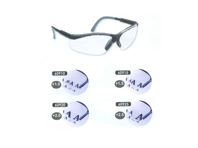 Lunettes oculaire avec loupe intégrée