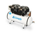 Compresseur à pistons sans huile (Oil Free) série CLM CompAir - En variantes : insonorisation et sécheur d'air intégré - Gamme complète disponible - Contactez-nous pour une étude personnalisée.