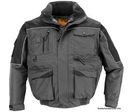 Blouson de travail 2en1 ripstop gris noir