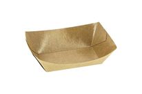 Barquette rectangulaire carton kraft brun 100 ml ingraissable x 1000 Firplast