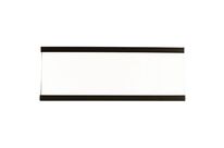 Manutan Expert - Porte étiquette magnétique 60x100mm Marron - Signalétique Entrepôt - PVC/Papier