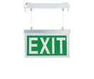 Éclairage de Secours LED Suspendu à Encastrer 2W 3h Batterie avec Pictogrammes - Blanc Froid