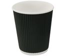 Gobelet noir en carton ondulé 27cl double parois x 1200 Firplast