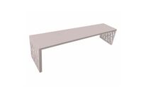 Banc et banquette design en acier