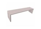 Banc et banquette design en acier