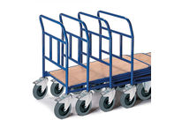Chariot emboîtable à plateau - Charge utile 400 et 500 kg