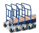 Chariot emboîtable à plateau - Charge utile 400 et 500 kg