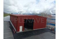 Bâtiment métallique démontable, pliable en kit PLENAVE® 15.6