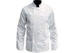 Veste de cuisine 100% Coton Blanc à pressions