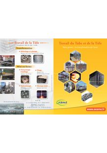 Travail du tube et de la tôle