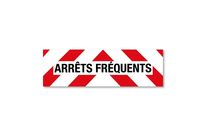 Panneau magnétique arrêt fréquent rétro-réfléchissant | A.A.I.S.