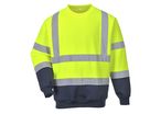 Sweat shirt Haute Visibilité Portwest Bicolore HiVis
