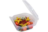 Barquette octogonale avec couvercle en PP 375 g x 600 Firplast