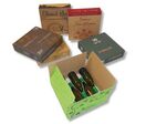Coffrets emballages vin carrés