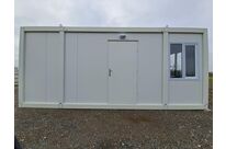 Bungalow aménagé avec coin sanitaire vendu monté | SOLUTIONS MODULAIRES