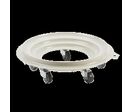 Plateau rond roulant pour fût 500 x 470