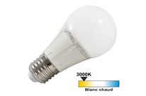 Ampoule led E27 6 watt (eq. 40 watt) - 270° - Couleur eclairage - Blanc chaud 3000°K
