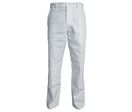 Pantalon Blanc de travail basic 100% Coton poche genoux