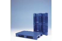 Palette plastique hygiénique 1200x800 mm - 3 semelles