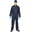 Combinaison de travail ZIP coton marine - 182-CAEN01