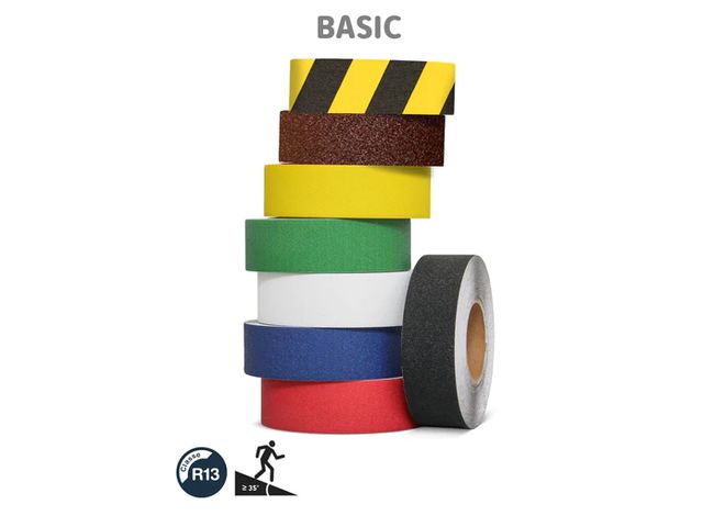 Rubans antidérapants basics classe R13 Long 18m30
