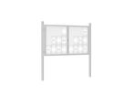 Vitrine 1000 sur poteaux D.76 mm