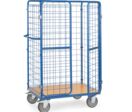 Chariot pour colis avec portes battantes et toit | 8581-3D   