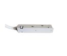 Connecteur Linéaire pour Rail Magnétique 48V 4 fils - Blanc