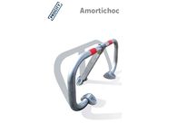 Barrière de Parking Galvanisé Absorbeur de Chocs