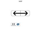 Panonceau stationnement à droite et à gauche M8F