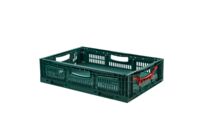 Cageot alimentaire pliable en plastique pour produits frais | Green-Line GL6413 Optimum 