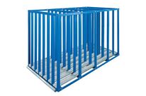 Rayonnage Bleu Pour Plaques - Largeur:2500 Mm - H:1500 Mm