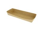 Barquette carton hot dog avec cire naturelle  212mm x 64mm x 32mm (x500) Firplast