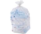 JetSac - Sac Poubelle Transparent 130L - 80% Recyclé - Éco-responsable - Rouleau de 4