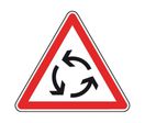 Panneaux routier "Carrefour à  sens giratoire" AB25