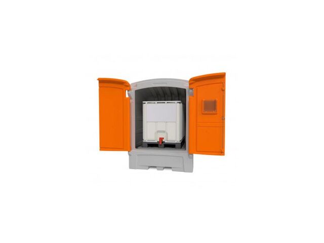 Dépôt de rétention pour extérieur en polyéthylène 1 100/1 - Pour huiles, fioul, gasoil,