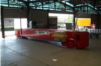 Translation motorisée sur roues polyuréthanes pour convoyeur télescopique à bande | R2M