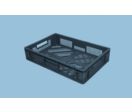 Bac gerbable norme Europe ajouré 600x400x120mm - Gamme KESBAC