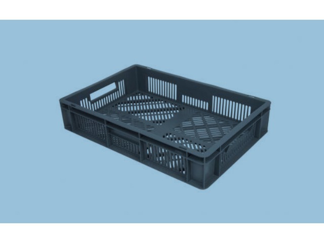 Bac gerbable norme Europe ajouré 600x400x120mm - Gamme KESBAC