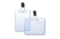 Porte-badge souple + pince bretelle