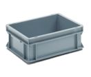 Bac gerbable norme Europe fond plein, poignées fermées 400x300x145mm