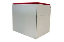 Caisson Reconditionné Mobile - 2 Tiroirs - Top Rouge