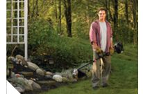 Un coupe-bordure à fil rotatif