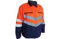 Blouson haute visibilité Marine/Orange Fluo