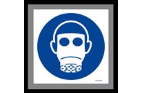 Panneau picto protection des voies respiratoires obligatoire